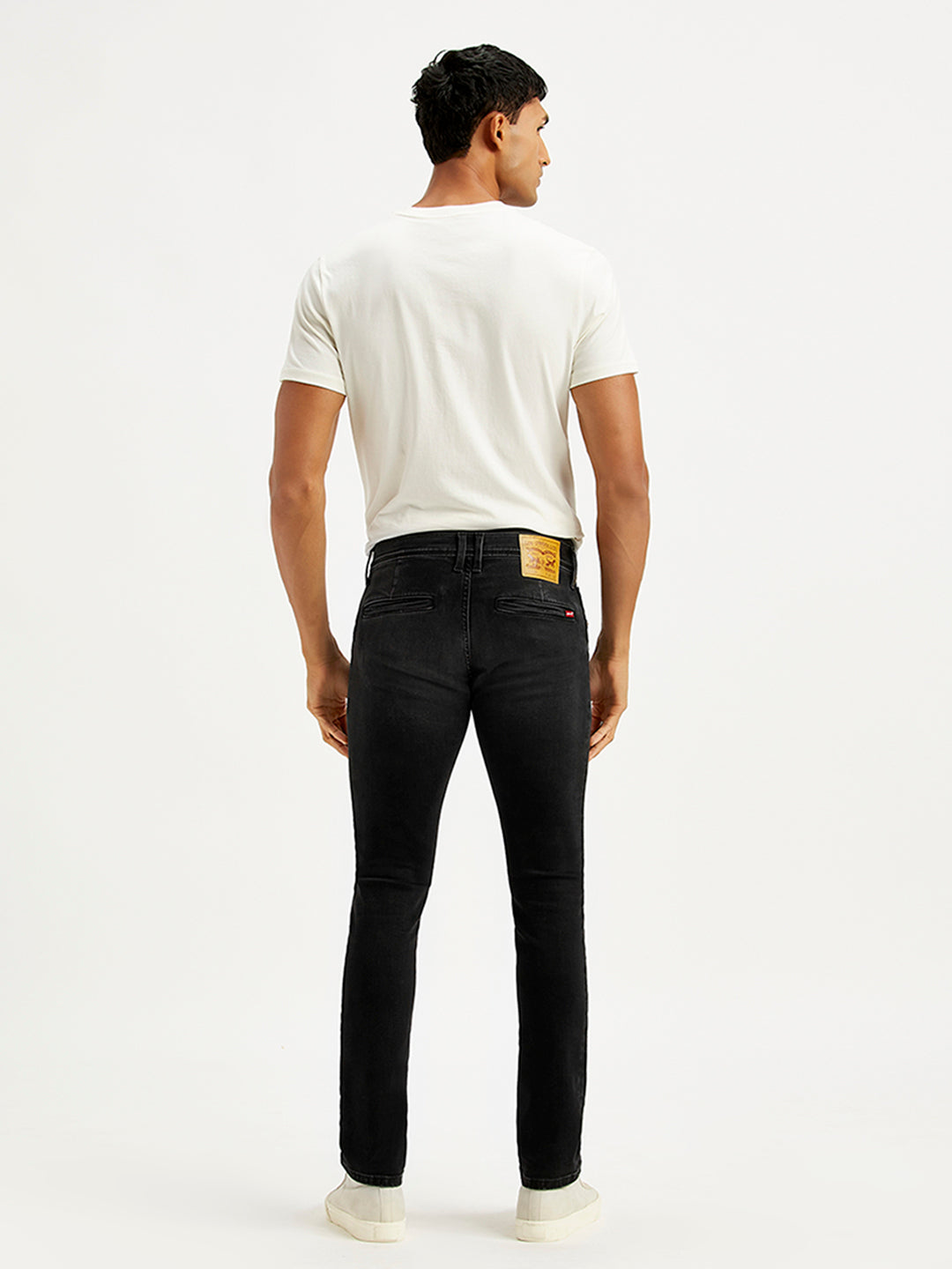 Men's 65504 Skinny Fit Black Jeans