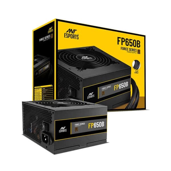 ANT ESPORTS FP650B 650W 80+ Bronze Non Modular ATX 2.0 power Supply