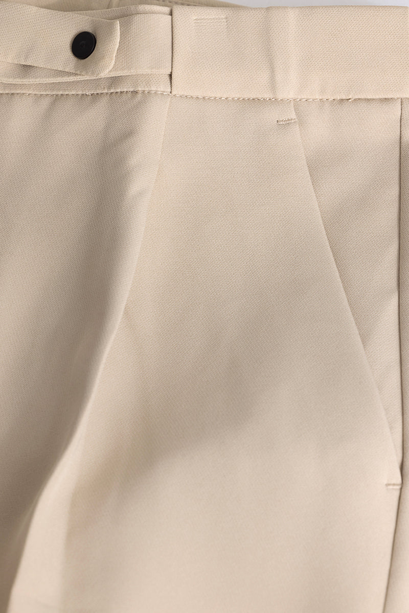 Beige Korean Trousers