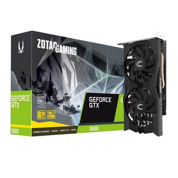 ZOTAC Gaming GeForce GTX 1660 Twin Fan 6GB Nvidia Graphic Card