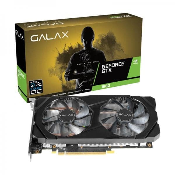 GALAX GeForce GTX 1660 (1-Click OC) 6GB Nvidia Graphic Card