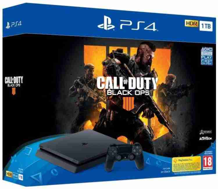 SONY PlayStation 4 (PS4) Slim 1 TB with Call of Duty: Black Ops 4 (Jet Black)