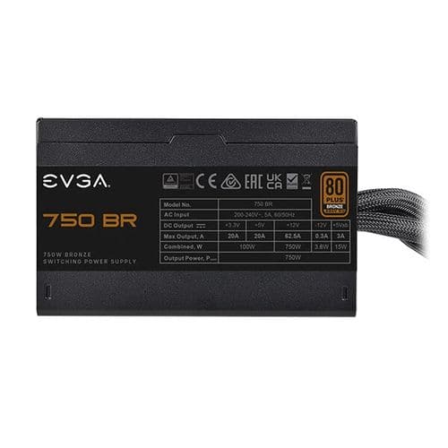 EVGA 750 BR 80+ Bronze Semi Modular Power Supply (750 W)