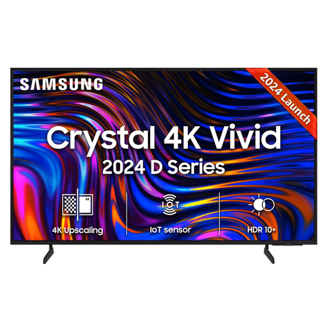 SAMSUNG Crystal 4K Vivid 108 cm (43 inch) 4K Ultra HD LED Tizen TV with Crystal Processor 4K