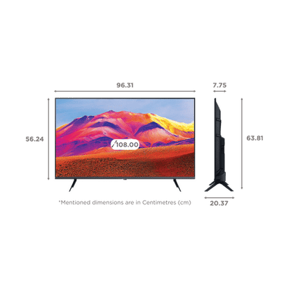 SAMSUNG Series 5 108 cm (43 inch) Full HD LED Tizen TV with Hyper Real Picture Processor (2022 model)