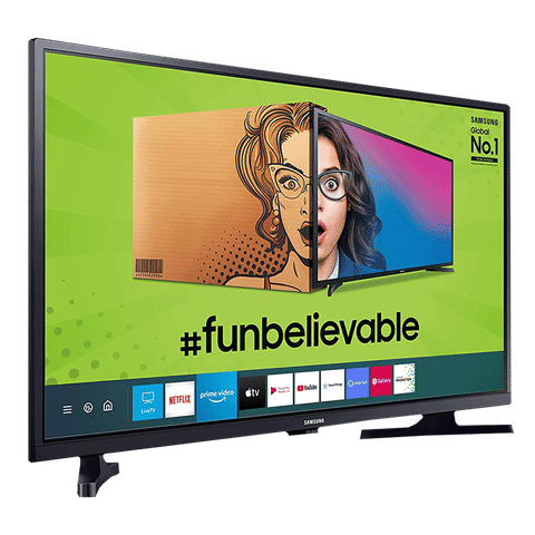 SAMSUNG Series 4 80 cm (32 inch) HD Ready LED Smart Tizen TV with Hyper Real Picture Engine