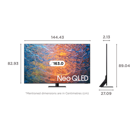 SAMSUNG 163 cm (65 inch) QLED 4K Ultra HD Tizen TV with Neural Quantum Processor