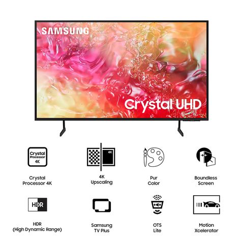 SAMSUNG DU7660 127 cm (50 inch) 4K Ultra HD LED Tizen TV with Motion Xcelerator (2024 model)