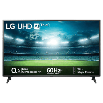 LG UQ7500 139 cm (55 inch) 4K Ultra HD LED WebOS TV with AI Brightness & 4K Upscaling