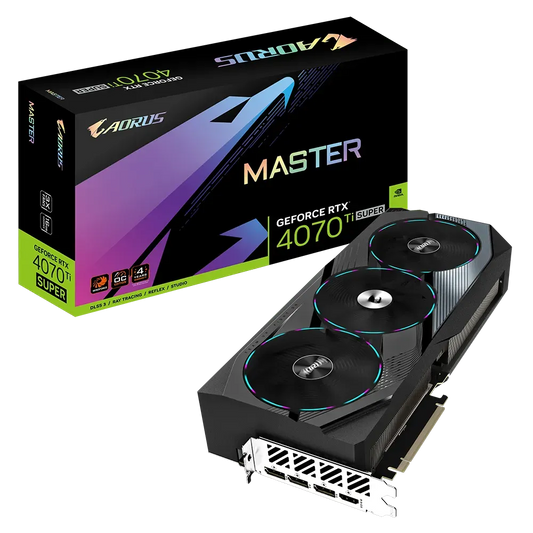 GIGABYTE Aorus Master GeForce RTX 4070 Ti Super 16GB Nvidia Graphic Card