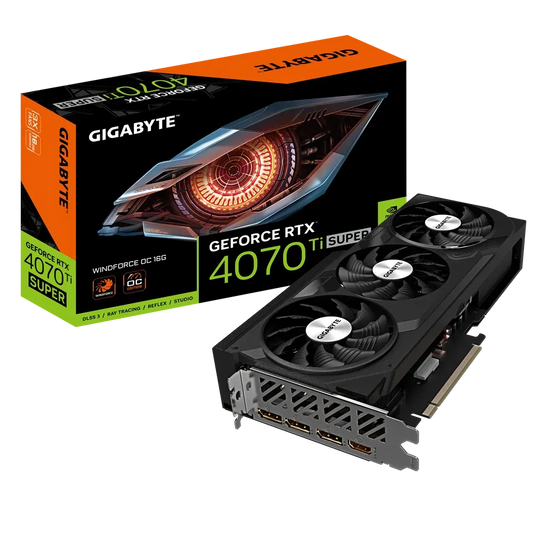 GIGABYTE GeForce RTX 4070 Ti Super WindForce OC 16GB Nvidia Graphic Card