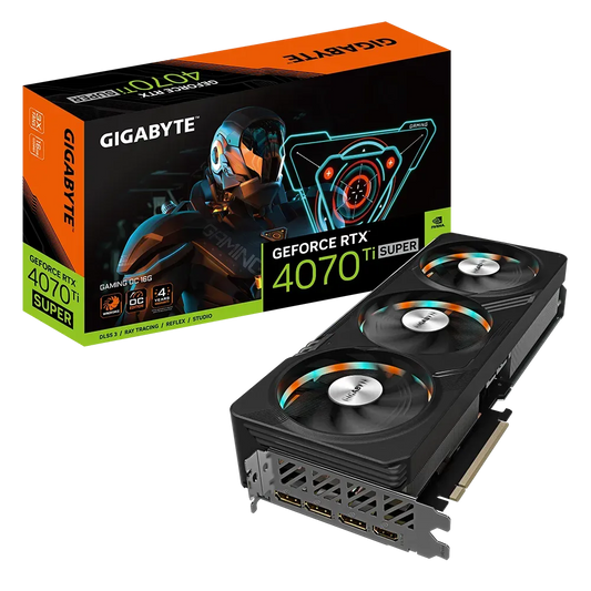 GIGABYTE GeForce RTX 4070 Ti Super Gaming OC 16GB Nvidia Graphic Card