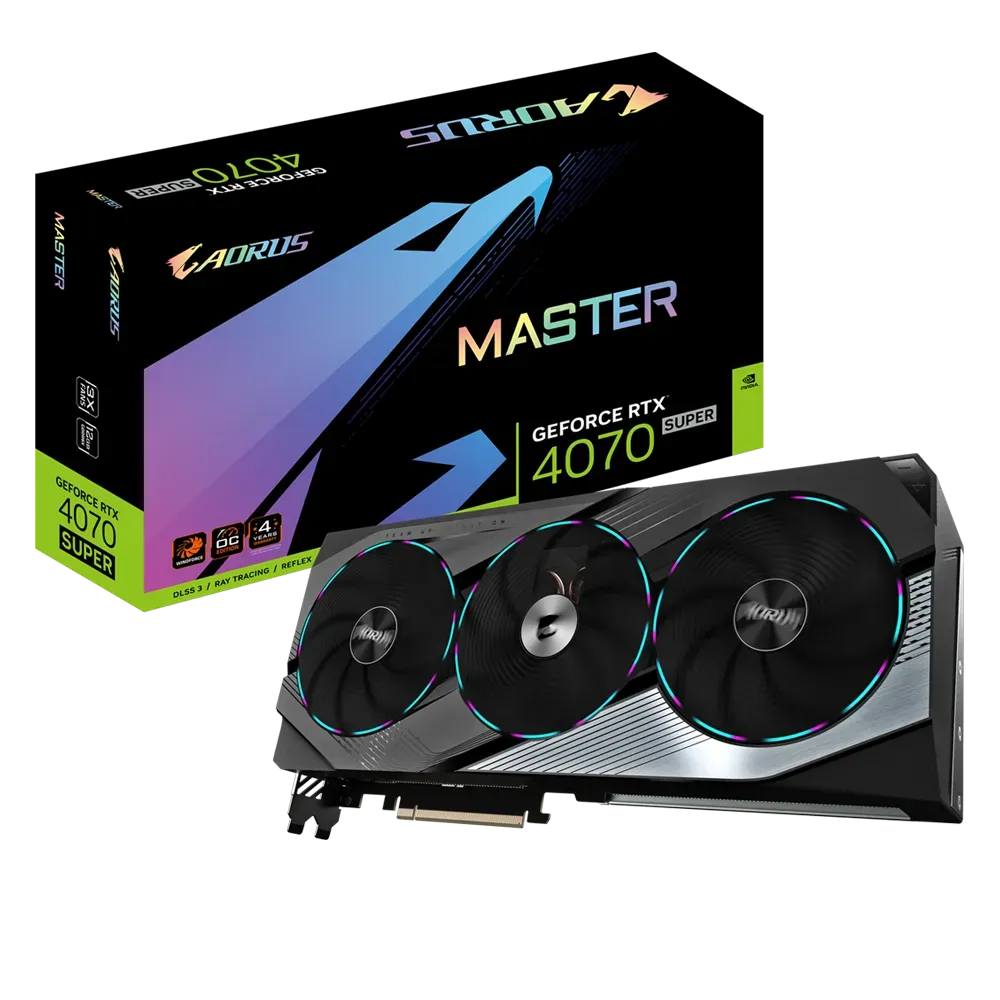 GIGABYTE Aorus Master GeForce RTX 4070 Super 12GB Nvidia Graphic Card