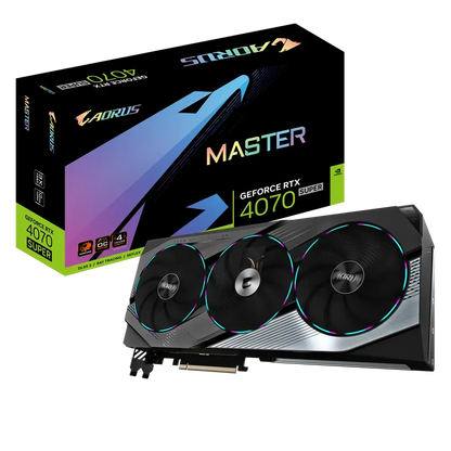 GIGABYTE Aorus Master GeForce RTX 4070 Super 12GB Nvidia Graphic Card