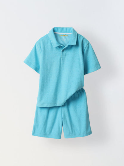 Cool Blue T-Shirt and Shorts Set