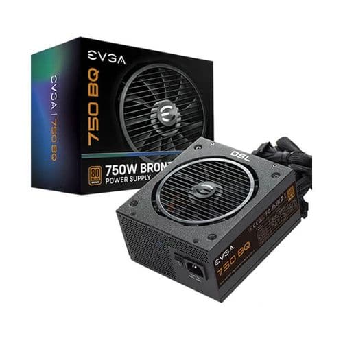 EVGA 750 BQ 80+ Bronze Semi Modular Power Supply (750 W)