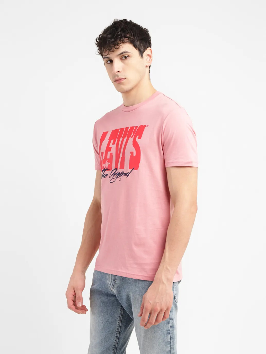 Men's Brand Logo Slim Fit T-shirt