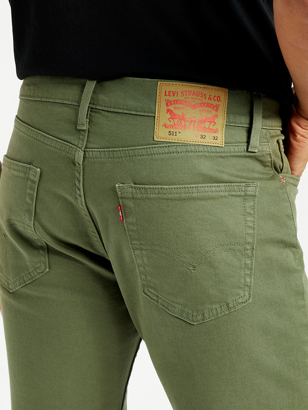 Men's 511 Slim Fit Olive Jeans