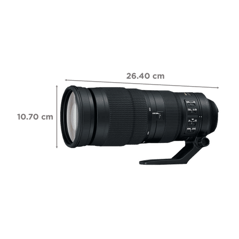 Nikon AF-S NIKKOR 200-500mm f/5.6 - f/32 Telephoto Zoom Lens for Nikon F Mount (Autofocus)