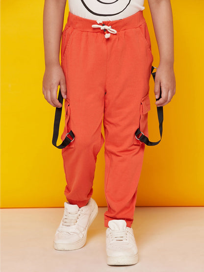 The Zenia Joggers -Orange