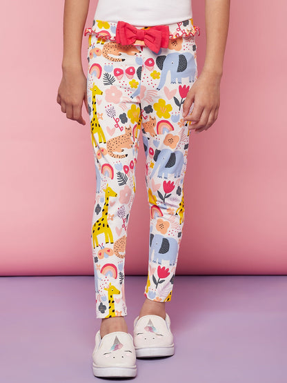 Kid Girl Elephant printed Legging