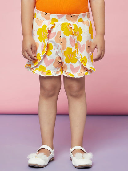 Floral Mania Kid Girl Shorts