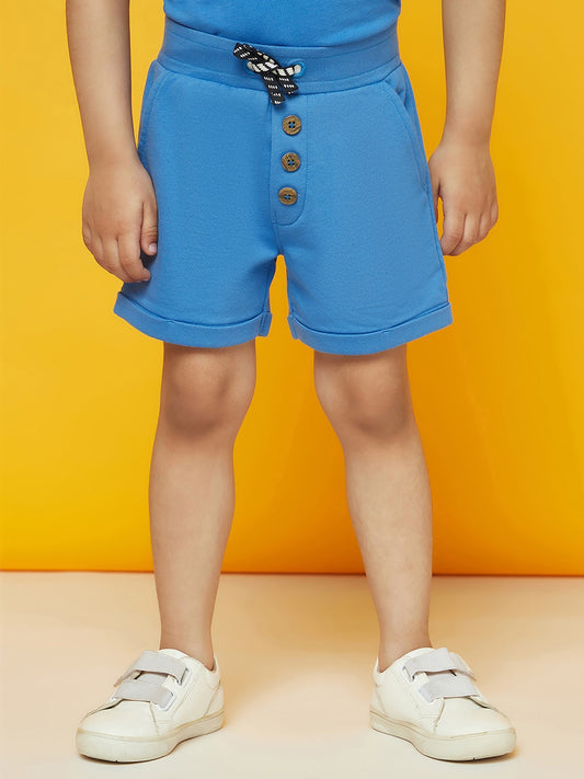 Cotton Terry Shorts For Boys