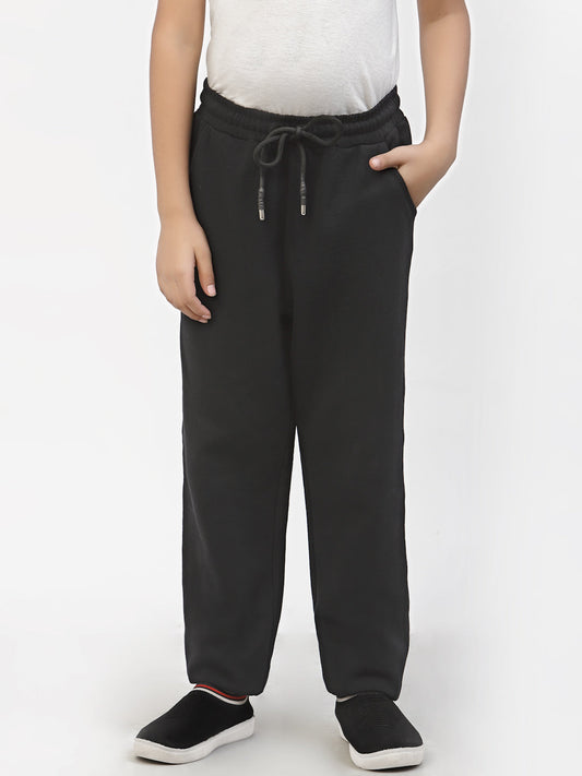 Organic Plain Boy Jogger Black