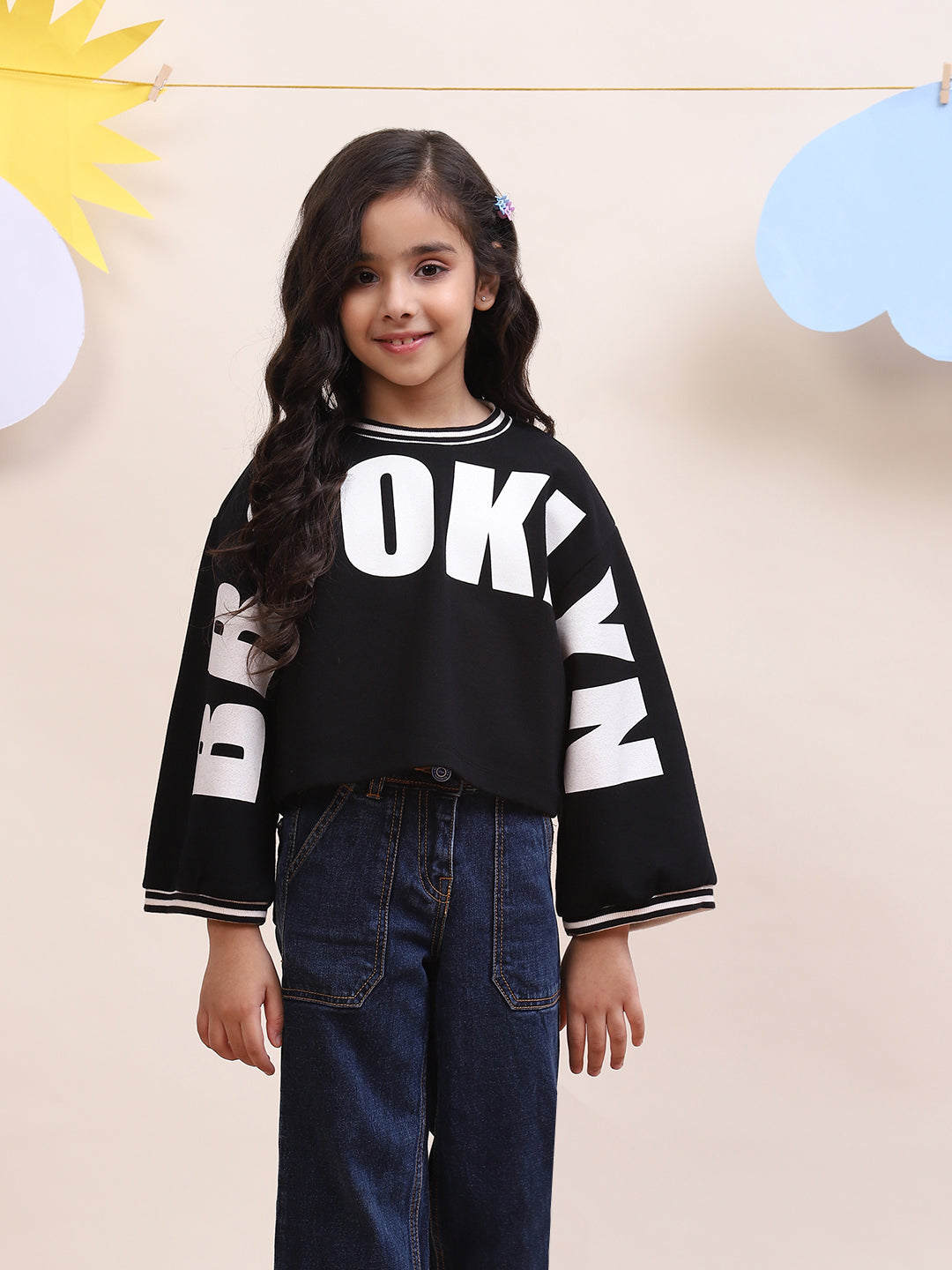 Girls Black "Brooklyn"  TOP