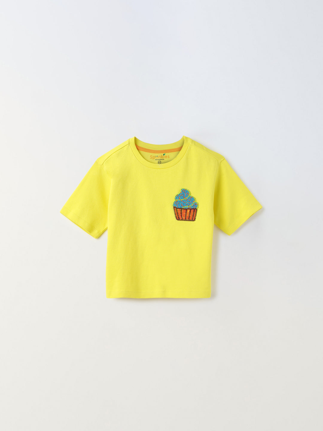 Graceful Yellow Girls Top