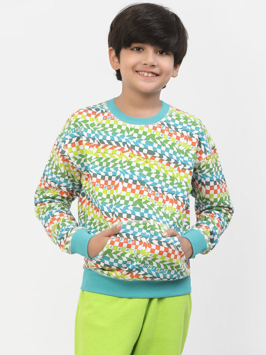 Boys Winter Funky Sweatshirt Blue