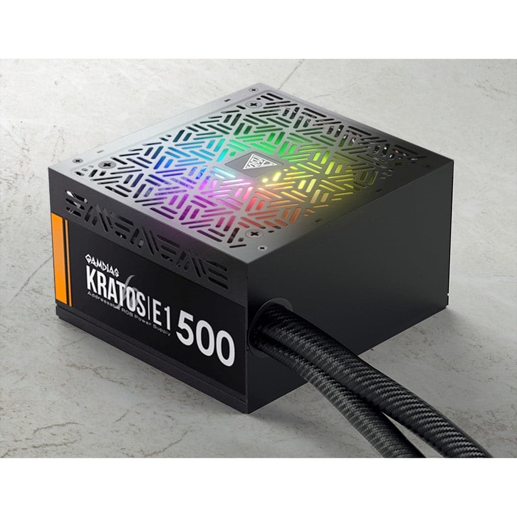 GAMDIAS KRATOS E1 500W ARGB Non Modular ATX 2.0 Power Supply