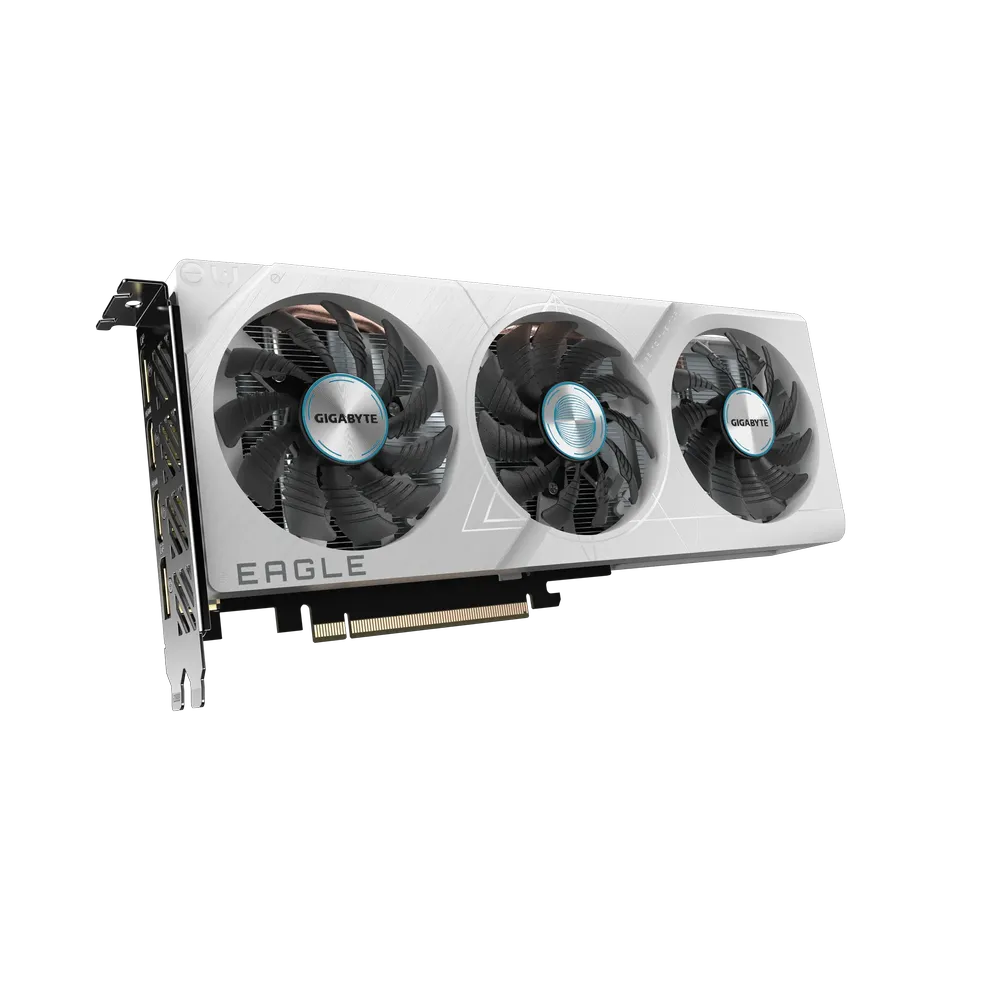 GIGABYTE GeForce RTX 4060 Eagle Ice OC 8GB Nvidia Graphic Card (White)