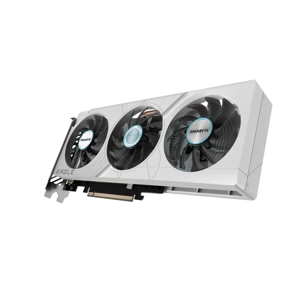 GIGABYTE GeForce RTX 4060 Eagle Ice OC 8GB Nvidia Graphic Card (White)