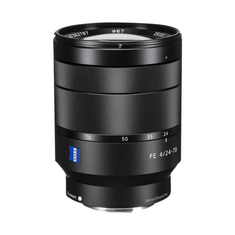 SONY Vario-Tessar T FE 24-70mm f/4 - f/22 Standard Zoom Lens for SONY E Mount (Dust & Moisture Resistant)