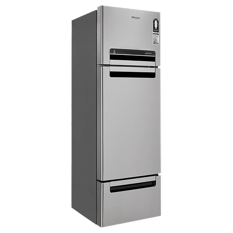 Whirlpool FP 263D Protton Roy 215 Litres Frost Free Triple Door Refrigerator with 6th Sense ActiveFresh Technology (20807, Alpha Steel)