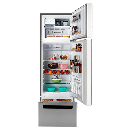 Whirlpool FP 263D Protton Roy 215 Litres Frost Free Triple Door Refrigerator with 6th Sense ActiveFresh Technology (20807, Alpha Steel)