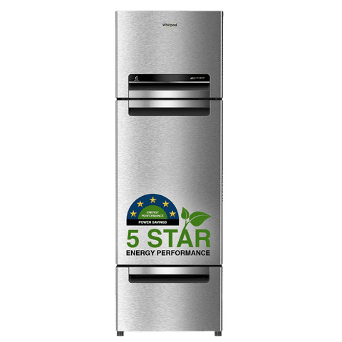 Whirlpool FP 343D Protton Roy 300 Litres Frost Free Triple Door Refrigerator with 6th Sense ActiveFresh Technology (20817, Alpha Steel)