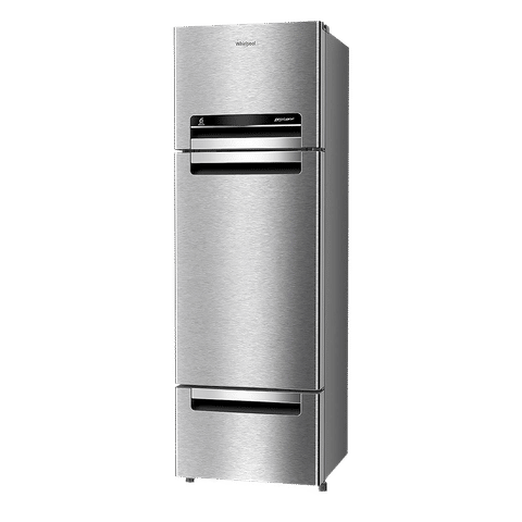 Whirlpool FP 343D Protton Roy 300 Litres Frost Free Triple Door Refrigerator with 6th Sense ActiveFresh Technology (20817, Alpha Steel)