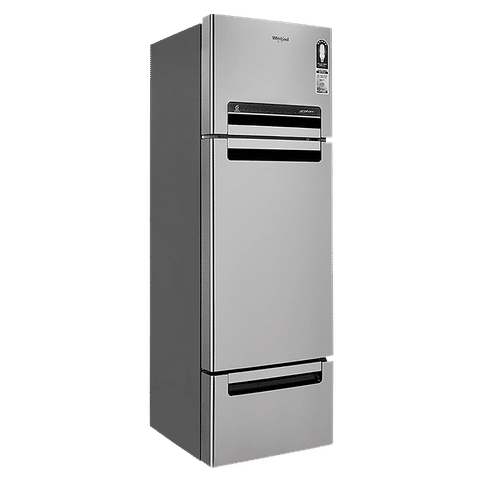 Whirlpool FP 343D Protton Roy 300 Litres Frost Free Triple Door Refrigerator with 6th Sense ActiveFresh Technology (20817, Alpha Steel)