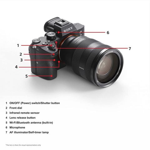 SONY Alpha 7 III 24.2MP Full Frame Camera (28-70 mm Lens, 35.6 x 23.8 mm Sensor, Tiltable LCD Screen)