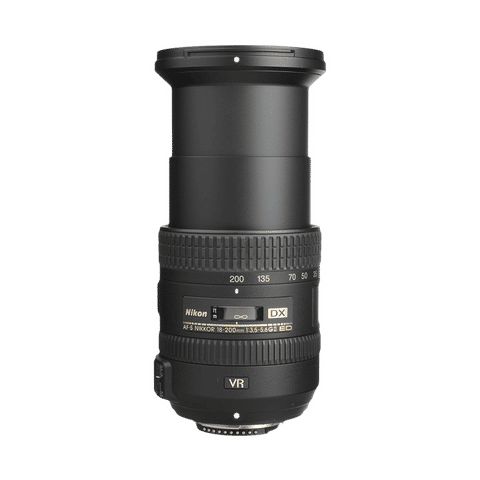 Nikon AF-S DX NIKKOR 18-200mm f/3.5 - f/5.6 Telephoto Zoom Lens for Nikon F Mount (VR II Image Stabilization)