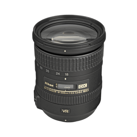 Nikon AF-S DX NIKKOR 18-200mm f/3.5 - f/5.6 Telephoto Zoom Lens for Nikon F Mount (VR II Image Stabilization)