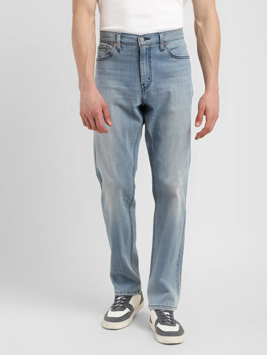 Men's Light Indigo Skinny Taper Jeans