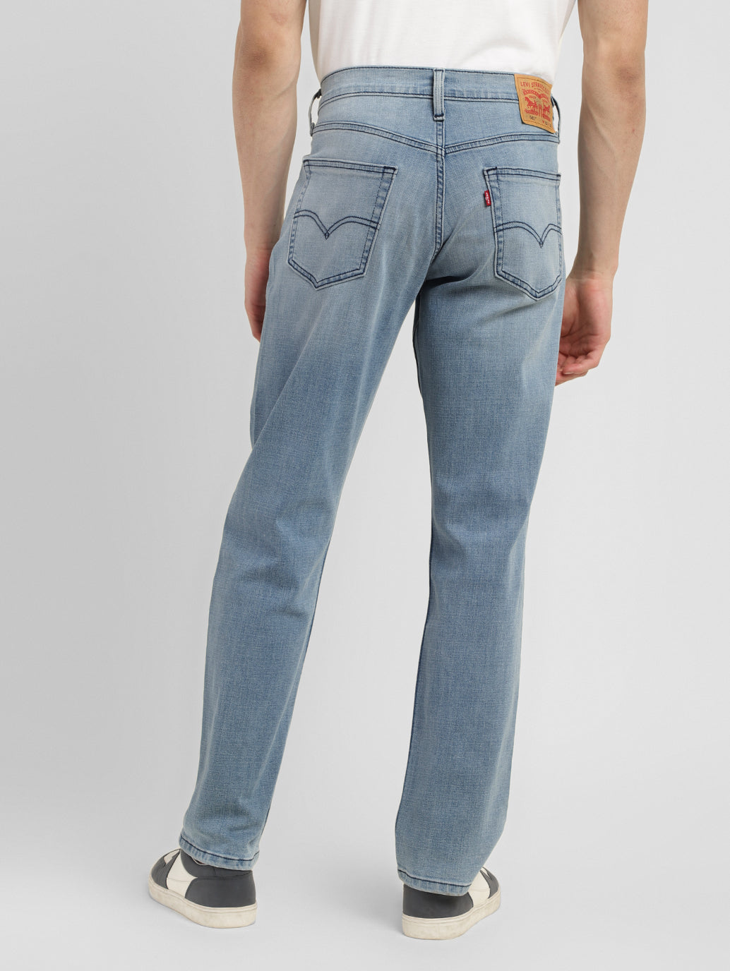 Men's Light Indigo Skinny Taper Jeans