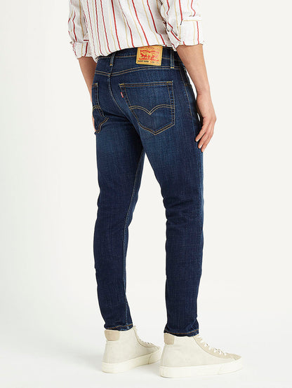 Men's Skinny Taper Fit Navy Jeans