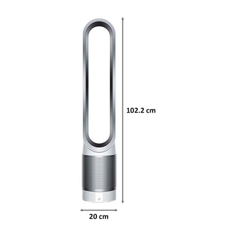 dyson Pure Cool TP03 Link Tower Wi-Fi-Enabled Air Purifier (309298-01, White and Silver)