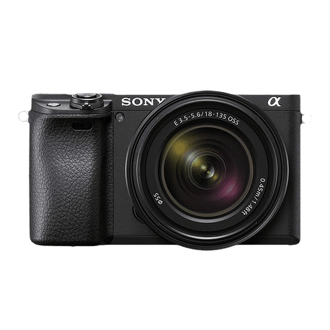 SONY Alpha 6400 24.2MP Mirrorless Camera (18-135 mm Lens, 23.5 x 15.6 mm Sensor, Tiltable LCD Screen)