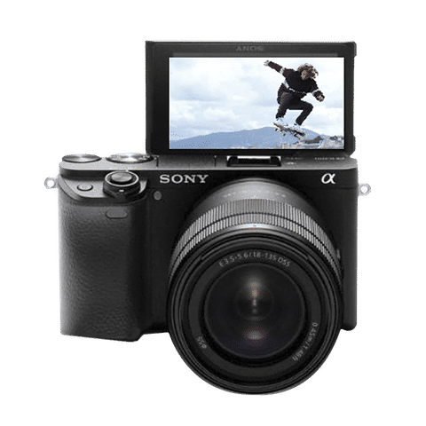 SONY Alpha 6400 24.2MP Mirrorless Camera (18-135 mm Lens, 23.5 x 15.6 mm Sensor, Tiltable LCD Screen)