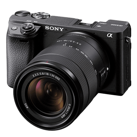 SONY Alpha 6400 24.2MP Mirrorless Camera (18-135 mm Lens, 23.5 x 15.6 mm Sensor, Tiltable LCD Screen)